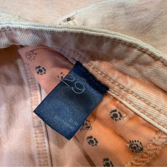 Pilcro Pink Slim Boyfriend Jeans Size 29 - Picture 6 of 7